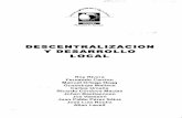 DESCENTRALIZACION y DESARROLLO LOCAL · Espacio, territorio e intervención: nociones preliminares ; 328 : 290 ; 3. Enfoques regionales . y . subregionales en la 332 intervención