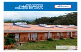 Manual de Instalación CALENTADORES SOLARES …³n-Calentadores-Solares-de-Ag… · Tema Calentadores Solares de Agua Ajover Funcionamiento Ventajas del Calentador Solar de Agua Ajover