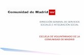 DIRECCIÓN GENERAL DE SERVICIOS SOCIALES E … · sociales e integraciÓn social escuela de voluntariado de la comunidad de madrid . habilidades para la mediaciÓn comunitaria y la