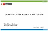 Proyecto de Ley Marco sobre Cambio Climático · Conceptos clave . PERÚ NATURAL PERÚ LIMPIO EVENTOS EXTREMOS Precipitaciones y sequías mas frecuentes e intensas Cambio en los patrones