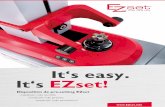 It‘s easy. It‘s EZset! · 2017-05-22 · dad más larga de las herramientas se rentabilizan gracias al 15% mínimo de aumento de la productividad duran-te su fabricación. ...