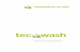 TRATAMIENTOS DE AGUA - tecowash.com · FILTRACIÓN FILTRACIÓN FILTRO 3 PIEZAS Porta cartuchos de 3 piezas para usos domésticos en el tratamiento de agua potable. - Roscas con inserto