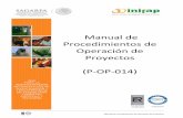 Manual de Procedimientos de Operación de Proyectos …³n... · DE TECNOLOGÍA FORESTAL AGRÍCOLA Y PECUARÍO . ... 3 45de PROCEDIMIENTOS DE ... El desarrollo adecuado de los proyectos