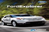 Ford explorer brochure Explorer... · (ptegado eléctrico), memoria con LED de giro. con luz de seguridad - Manilas y detalles cromados INTERIOR/CONFORT - Asientos tapizados en cuero