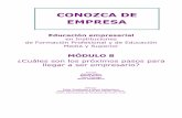 CONOZCA DE EMPRESA - OIT/Cinterfor · blanco: Previsión de ventas y costos para el primer año; Flujo de caja ... Flujo de caja proyectado para el primer año MESES OPERATIVOS ARTÍCULOS