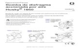 Reparación/Piezas Bomba de diafragma accionada …eupor.eu/ro/brochures/Pumps/1050/Repair/3A0627L.pdf · Reparación/Piezas Bomba de diafragma accionada por aire Husky® 1050 3A0627L