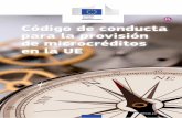 ES Código de conducta para la provisión de …ec.europa.eu/regional_policy/sources/thefunds/doc/code_bonne... · Código de conducta para la provisión de microcréditos en la UE