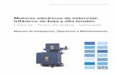 Motores eléctricos de inducción trifásicos de baja y alta ...ecatalog.weg.net/files/wegnet/WEG-motores-de-induccion-trifasicos... · 11366351 Manual de instalación, operación
