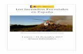 Los Incendios Forestales en España - mapama.gob.es · SUPERFICIE FORESTAL AFECTADA 98.072,09 La región geográfica Noroeste fue la más castigada por los GIF, al ser el escenario