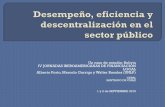 Un caso de estudio: Bolivia IV JORNADAS …conferencias.cepal.org/jornadas_financiacion/Martes 1/Pdf/Porto... · Ley de Participación popular (1994) 3. ... (salud, educación, etc).