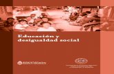 Educación y desigualdad social - Por la inclusión… Un ...porlainclusion.educ.ar/documentos/Modulo4_Lopez.pdf · La equidad como estrategia de búsqueda de la igualdad Sobre las