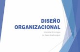 DISEÑO ORGANIZACIONAL - Blog de apoyo a la … · DISEÑO ORGANIZACIONAL El diseño organizacional es proceso, donde los gerentes toman decisiones donde los miembros de la organización