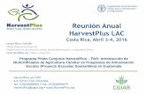 Reunión Anual HarvestPlus LAClac.harvestplus.org/wp-content/uploads/2016/04/HPlus_Presentations... · Alimentación Escolar en el marco del Proyecto Escuelas Sostenibles en ... Mapa