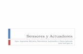 Sensores y Actuadores - elai.upm.es · Clasificación de los sensores para sistemas de control secuencial en la asignatura de Automática: ... Motores de C.A. Síncronos ... 2 y 4