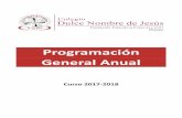 Programación General Anual - dominicasoviedo.com · Programación Anual 2017-2018 ... Educación Primaria (6-12 años) ... Potenciar el trabajo en equipo del profesorado teniendo