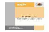 MANUAL DE TUTORÍAS GRUPALES - …prepajocotepec.sems.udg.mx/sites/default/files/manual_tutorias_gru... · Dirección General de Bachillerato (DGB) a través de la Dirección de Coordinación