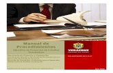 Manual de Procedimientos - veracruz.gob.mx · Subdirección de Organización y Procesos Administrativos Abril 2010 Ejecutivo de Proyectos de Estudios ... las actividades que le son