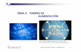 TEMA 4. FUENTES DE ALIMENTACIÓN - ocw.usal.esocw.usal.es/eduCommons/ensenanzas-tecnicas/electronica/contenido/... · Características y utilidad: Casi todos los circuitos electrónicos