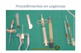 procedimientos en urgencias-MIR - …€¦ · Procedimientos en urgencias ... agitado, asimetrías papilares). - Estado de inmunodepresión en el paciente. ...