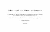 Manual de Operaciones - finanzasoaxaca.gob.mx Volumen B.pdf · CONAGUA Comisión Nacional del Agua DLI Indicadores de Desembolso ... El Manual de Operaciones, para obligatoriedad