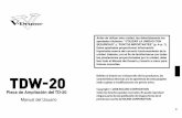 Placa de Ampliación del TD-20 - :: Casa Veerkamp · ACERCA DE AVISO Y PRECAUCIÓN ACERCA DE LOS SÍMBOLOS AVISO PRECAUCIÓN OBSERVE SIEMPRE LO SIGUIENTE. 5 • No abra la unidad