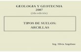 Tipos de suelos2 - fceia.unr.edu.ar de suelos... · GEOLOGIA Y GEOTECNIA 2007 (2da edición) TIPOS DE SUELOS: ARCILLAS Ing. Silvia Angelone