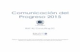 Comunicación del Progreso 2015 - BizIT 4U | … · Comunicación del Progreso 2015 … !!! 2 Contenido! Declaración de apoyo continuo ...