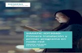 SIMATIC IOT2040: Primera instalación y primer programa en · Configuración de conexión WiFi en Simatic IOT2040. ... Desbloquear la ranura de la tarjeta ... directamente entraría