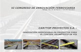  · vr congreso de innovaciÓn ferroviaria málaga, 30 y 31 de marzo y i de abril del 2011 carttop proyectos s.a. : innovaciÓn ferroviaria en productos para