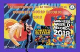 GUINNESS WORLD RECORDS 2018 - … · El 19 de octubre del 2016 la cantante Ruth Lorenzo protagonizó una ... la cobra real, el cocodrilo de agua dulce, la pitón birmana, el lagarto