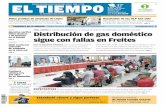 Distribución de gas doméstico sigue con fallas en Freitesmedia.eltiempo.com.ve/EL_TIEMPO_VE_web/56/diario/docs/...convirtió en el pítcher activo con más rescates en el béisbol