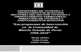 en la Comunidad de Rincón Grande de Pavas 1998-2010” · ministerio de vivienda y asentamientos humanos rectorÍa del sector vivienda y ordenamiento territorial direcciÓn de vivienda