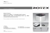 ROTEX Sanicube / HybridCube Manual de instalación y de ...es.intpre.daikineurope.com/binaries/01 SC_HYC Manual de instalacion... · ROTEX Sanicube / HybridCube Manual de instalación