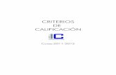 CRITERIOS DE CALIFICACIÓN - iescampanillas.comiescampanillas.com/wp-content/uploads/2013/02/doc_Calif.pdf · Griego I 44 Economía 46 ... Biología 10 Historia de España 16 Geografía