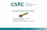 Herramientas de los NOC GOREPDF-CSUC.pdf · Herramientas de los NOC María Isabel Gandía Carriedo 13ª reunión ESNOG International LAB, Madrid, 19-5-2014