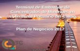 Terminal de Embarque de Concentrados de Minerales en el Terminal Portuario del Callao Plan de … · A la espera de informe final de OSITRAN 21 OPERACIONES - RATIOS DE SERVICIO (*)
