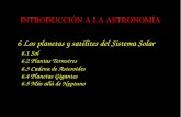 6 Los planetas y satélites del Sistema Solar - webs.um.eswebs.um.es/gregomc/IntroduccionAstronomia/Temas/08_SistemaSolar.… · (Tierra=1) Masa (Tierra=1) Densidad media (gm/cm³)