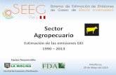 Sector Agropecuario - pe.seeg.eco.brpe.seeg.eco.br/wp-content/uploads/pdf/PresentacionAgropecuario.pdf · AGROPECUARIO >> METODOLOGÍA 5 1. Fermentación entérica 2. Manejo de estiércol