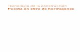 Tecnología de la construcción - …libreria.fundacionlaboral.org/ExtPublicaciones/TEC_Hormigones.pdf · MAPA CONCEPTUAL CONSISTENCIA DEL HORMIGÓN CONSISTENCIA • Dos criterios