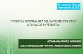 “ATENCIÓN HOSPITALARIA DEL PACIENTE CON …congresovirtual.enfermeriadeurgencias.com/wp-content/uploads/2016/... · SEMIOLOGÍA GENERAL 3. ... SÍNDROMES NEUROVASCULARES 3. CLASIFICACIÓN