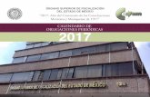 CALENDARIO DE OBLIGACIONES PERIÓDICAS 2017 · 11 / Fecha límite para la presentación del Informe Mensual de Noviembre de 2016. 11 / Fecha límite para la presentación del Afianzamiento