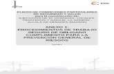 ANEXO 1: PROCEDIMIENTOS DE TRABAJO SEGURO DE … Garena Parcela 24/04_ESS_EJ... · pliego de condiciones particulares de seguridad y salud para la construcción de: ejecuciÓn de