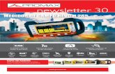 Newsletter 30 (MATELEC 2016) - promax.es · Entrada RF de 5 GHz opcional Radio digital 2 puertos USB ... de convenciones, hospitales o ... Moduladores ISDB-T/Tb en chásis 1U estándar