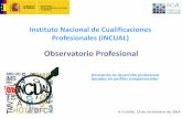 Instituto Nacional de Cualificaciones Profesionales … · A Coruña, 14 de noviembre de 2014 Observatorio Profesional . Ley Orgánica 5/2002, de 19 de junio, de las Cualificaciones