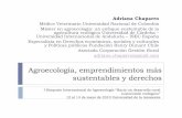 Agroecología, emprendimientos más sustentables y … Academicos/Ingenieria... · Máster en agroecología: un enfoque sustentable de la agricultura ecológica Universidad de Córdoba