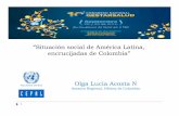 “Situación social de América Latina, encrucijadas de ...gestarsalud.com/congreso2015/files/ACOSTAGESTARSALUDSEPT28CO… · ... la caída acumulada de la pobreza es de casi 16