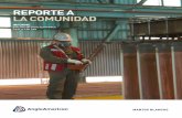 REPORTE A LA COMUNIDAD - chile.angloamerican.comchile.angloamerican.com/~/media/Files/A/Anglo-American-Chile-V2/... · columnar. El producto es un concentrado de cobre y plata que