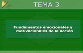 Fundamentos emocionales y motivacionales de la accióndefidepor25.ugr.es/ACDM/alumnos/document/clases/tema3.pdf · TEMA 3: Fundamentos emocionales y motivacionales de la acción •