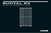 Runtal RX - Interempresas: Ferias Virtuales y … · Runtal RX. la ligereza del calor. los estilizados tubos de sección oval plana confieren a este radia- ... del radiador en la
