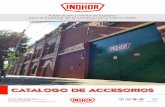 CATALOGO DE ACCESORIOS - indhor.com.arindhor.com.ar/assets/catalogoaccess.pdf · su MESA VIBRATORIA SUPERVIBRO MV1. Fabrique losetas de hormigón de: 500 x 500 x 50, 600 x 400 x 50
